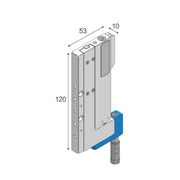  磁感應超薄氣缸 卡片氣缸 XD-1008-L-S刀片氣缸
